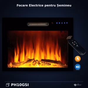 Accesoriu Șemineu Electric Poliuretan 15x81x87 cm