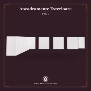 Ancadrament Decorativ din Poliuretan Profil Neted 5x9 cm