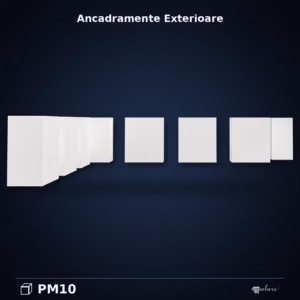 Ancadrament Decorativ din Poliuretan Profil Neted 5x9 cm