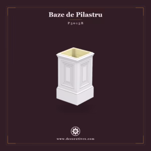 Bază decorativă de pilastru Poliuretan 17x17x30 cm