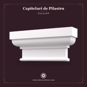 Capitel Pilastru Poliuretan 13x56x26 cm Decor Clasic