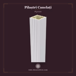 Pilastru cu caneluri din poliuretan 20x20x240 cm