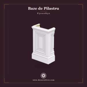 Bază decorativă pentru pilastru 11x22x36 cm din poliuretan