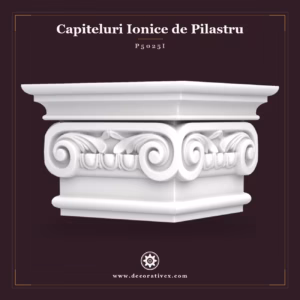 Produs decorativ din poliuretan capitel ionic 35x35x24 cm