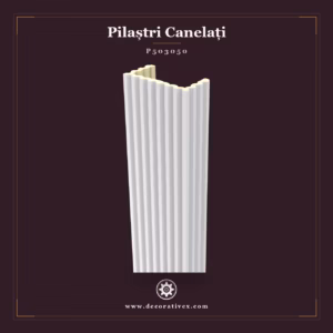 Pilastru canelat din poliuretan decorativ 15x30x240 cm
