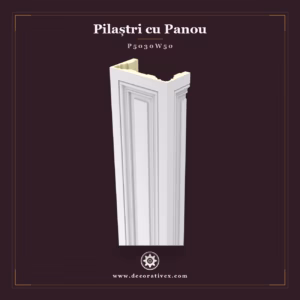 Pilastru decorativ din poliuretan 15x30x240 cm pentru coloane