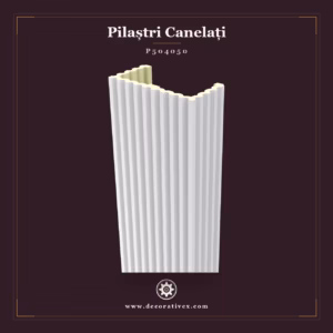 Stâlp pilastru cu caneluri 20x40x240 cm din poliuretan