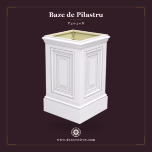 Baza de pilastru 45x45x75 cm, decor din poliuretan