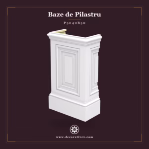 Baza pentru pilastru din poliuretan decorativ 23x45x75 cm