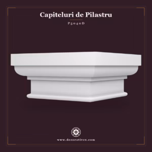 Capitel pilastru 56x56x26 cm, decor din poliuretan